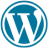 Logo de WordPress, outil que je maitrise parfaitement pour créer des sites web