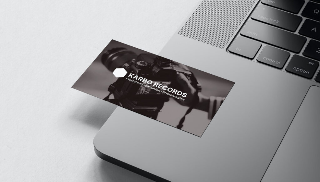 Carte de visite pour un étudiant auto entrepreneur 