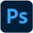 Logo du logiciel Photoshop que j'apprends à maitriser pour la retouche de photographies