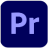 Logo du logiciel PremierePro, que j'apprends à maitriser pour le montage vidéo