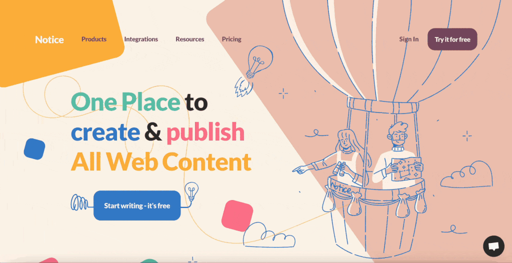 Notice Studio no-code editor notice no-code editor digital communication web design